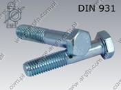 Hex bolt  M18×110-8.8 zinc plated  DIN 931