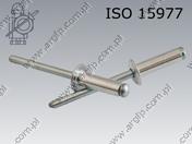 Blind rivet dome head 2,4× 4-Al/St  ISO 15977