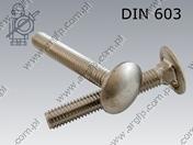 Carriage screw FT M 6×50-A2  Коларски болтове