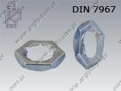 Self-locking nut  M27  zinc plated  DIN 7967