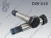 Hex head fit bolt S18 M12×45-8.8  DIN 610