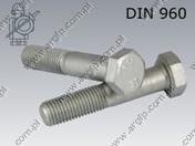 Машинен болт M20×1,5×60-10.9 fl Zn ~DIN 960