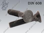 Flat CSK square neck bolt with short square M12×70-10.9  DIN 608