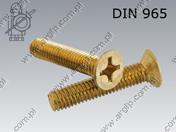 Машинен винт H-FT M 3× 6-brass  DIN 965