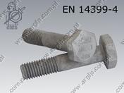 High tensile bolt M16×85-10.9 tZn EN 14399-4