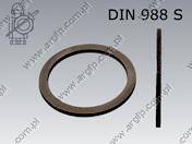 Support washer 26×37×2   DIN 988 SS