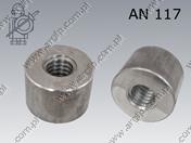 Трапецовидна гайка 1,5d left-threaded Tr16×4   AN 117