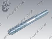 Threaded rod M 6×50/2×18+14  поцинкован AN 60