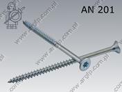 Винт за дърво Tx 6×90/60  поцинкован AN 201