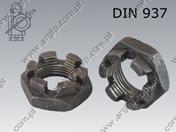 Коронни гайки low type M20×1,5-17H  DIN 937