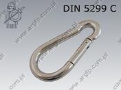 Snap hook 80×8-A4  ~DIN 5299 C