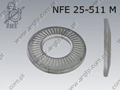 Contact washer M 5,1(M 5)  fl Zn NFE 25-511