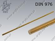 Threaded rod M 5×1000-brass  DIN 976