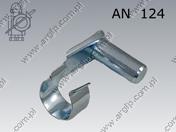 Lockable pins for fork joints 4× 8  поцинкован AN 124