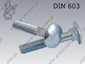 Carriage screw M12×60-8.8 поцинкован Коларски болтове