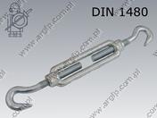 Обтегачи open type h-h M12  поцинкован DIN 1480