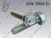 Thread forming screw S 5,5 M 4× 8  поцинкован ~DIN 7500 DE