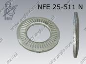Contact washer N 8,2(M 8)  fl Zn NFE 25-511