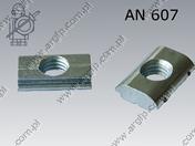 Swivel-in T slot nut N 8- M 8  цинк AN 607