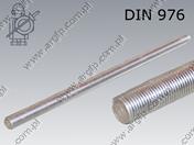 Threaded rod  left-threaded M33×1000-8.8 zinc plated  DIN 976